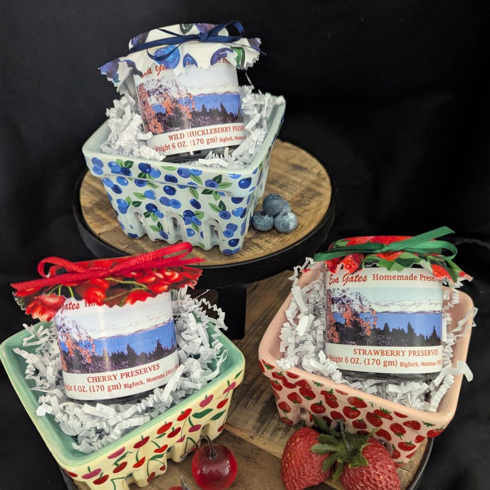 SB2 Set of 3 Strainers with 6oz. preserves